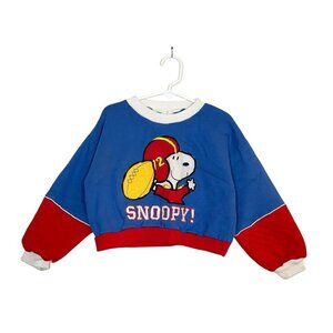 Vintage Peanuts Charlie Brown Snoopy Football Toddler Shirt Size 6